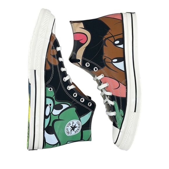 Converse x Tom and Jerry Chuck 70 Limited Edition Hightop Sneakers Shoes Size 15 - Picture 4 of 10
